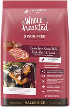 WholeHearted Grain Free Pork Beef & Lamb Recipe Dry Dog Food 40 lbs.
