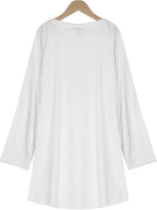 MARSVOVO Women Novelty Graphic Plus Size Sweater Crewneck Long Sleeve Cute Printed Loose Fit Casual Fall Sweaters Top
