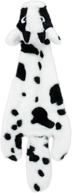 Best Pet Supplies Squeaky Dog Toys with Soft Durable Fabric for Small, Medium and Large Pets Interactive Toy for Indoor Play, Supports Active Biting and Play - Cow, Large