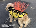 CoyoteVest CoyoteWhiskers Protection Nylon Bristles for CoyoteVest or SpikeVest Dog Harness Vest, Dog Accessories That Deter Coyote, Hawk and Raptor Attacks (Set of 4, Blue)