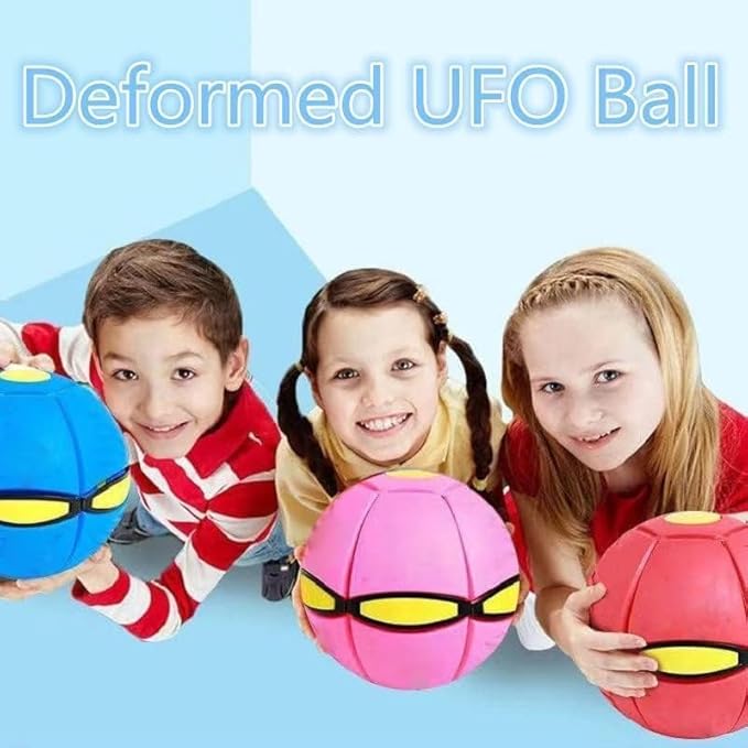 Doggy Disc Ball for Small Medium Large Dogs, Portable Interactive Flying Saucer Ball Stomp UFO Magic Balls, Decompression Pop Up Dog Toys Balls for Outdoor Sports Gifts (Blue-Green)