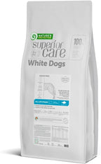 Nature's Protection Dry Dog Food for Puppy & Adult - High Protein, Grain Free Tear Stain Formula - Dog Kibble for Small, Medium & Large Breed with Light Coat (Superior Care - White Fish, 22 lb)