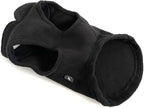JACKO & CO - Fleece Vest Dog Sweater with Leash Ring - Soft, Warm & Lightweight Pullover Coat for Small & Medium Dogs, Puppies & Cats - Cozy Fall/Winter/Spring Pet Jacket (Black, Small 4-6lbs)