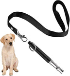 Dog Whistle to Stop Barking, Adjustable Pitch Ultrasonic Training Tool Silent Bark Control for Dogs-1 Free Lanyard Strap with Pack of 1 PCS Pet Whistle