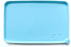 Hoki Found X-Large Silicone Pet Food Mats Tray - Non Slip Pet Dog Cat Bowl Mats Placemat - Dog Pet Cat Feeding Mat - Waterproof Dog Cat Food Mats -Pet Water Mats for Carpet - Arctic
