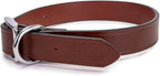 King Buck Leather Dog Collar with D Ring, Leather, Large