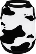 Adorable Cow Print Dog Shirts – Lightweight, Cozy Outfit for Small to Medium Dogs, Soft & Snuggly Pet Wear for Everyday Comfort and Cuteness.Back & L