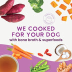 Health Extension Gently Cooked Grain-Free Vegetarian Formula Dog Food, Human-Grade & Shelf-Stable with Superfoods, Supports Digestion, Immunity, Skin & Coat, 3 oz Pouch (Pack of 10)