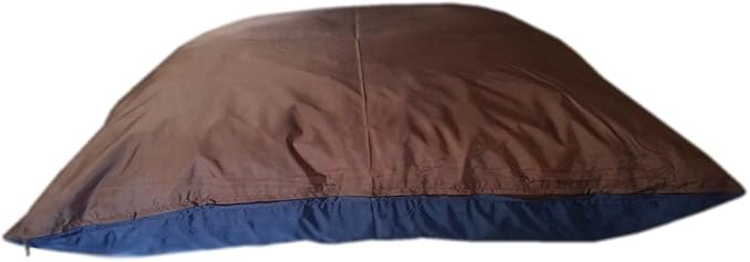 Dogbed4less eConsumersUSA Premium Mixed Shredded Memory Foam Pet Pillow Bed with Inner Cover and Durable Washable Oxford External Cover (XL 48x30 inches, Navy Blue)