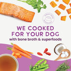 Health Extension Gently Cooked Grain-Free Salmon Dog Food, Human-Grade & Shelf-Stable with Superfoods, Supports Digestion, Immunity, Skin & Coat, 3 oz Pouch (Pack of 20)