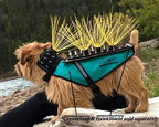 CoyoteVest CoyoteWhiskers Protection Nylon Bristles for CoyoteVest or SpikeVest Dog Harness Vest, Dog Accessories That Deter Coyote, Hawk and Raptor Attacks (Set of 4, Blue)