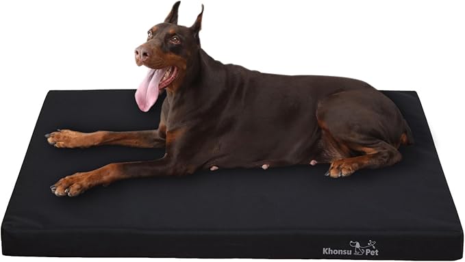KHONSU PET Outdoor Waterproof Dog Bed Durable Tough Bed -Not Chew Proof (130lb Size XXXL)