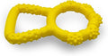 Tug of War Dog Toy, Interactive Dog Pull Toys, Adult and Puppy Teething Toy, Tough Chew Toy for Small Medium Large Dogs, Rubber, Lightweight, Comfortable Grip (Yellow)