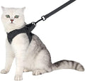 HEYWEAN Cat Harness and Leash - Ultra Light Escape Proof Kitten Collar Cat Walking Jacket with Running Cushioning Soft and Comfortable Suitable for Puppies Rabbits