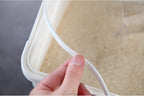HANAMYA 15 Liter / 30 lbs Rice Storage Container with Measuring Cup, BPA free, For Rice | Grain | Pet Food | Flour, 1 count, White