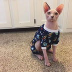 CuteBone Small Dogs Outfit Soft Puppy Onesies Pjs Dog Pajamas Pet Coat Cat Apparel Comfy Doggie Jumpsuit Bodysuit for All Seasons P16XS