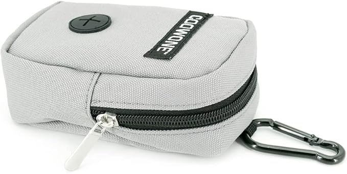 COOWONE Dog Treat Pouch with Clip, Treat Pouches for Pet Training, Small Dog Treat Container Treat Bag for Leash, Waterproof Dog Treat Bag, Hands-free Training Pouch