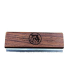 Original Deshedding Grooming Tools for Horse, Cats & Dogs Easy Ergonomic Wooden Handle Professional Brush Grooming Tool, Remove painlessly 95 Percent of Lose Hair Fur & Dirt (5 inch)