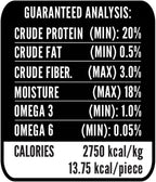Hubert Pet Gourmet Chicken Wrapped Apple Bites, Low Ingredient Healthy Dog Training Snacks, Low Fat, High Protein, 2.5 lbs