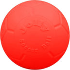 Jolly Pets Large Soccer Ball Floating-Bouncing Dog Toy, 8 inch Diameter, Orange
