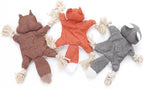 Furry Forest Friends Dog Toy Set - Squirrel, Fox, Raccoon, 3-Pack