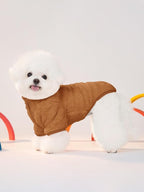 Haloumoning Dogs Fleece Winter Coats Jackets for Small and Medium Dogs Thick Full Zip Sherpa Turtleneck Puppy Jackets