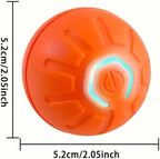 2PCS Shaky Ball for Dogs, Shaky Ball Toy for Dogs, Vibrating Dog Ball, Vibrating Ball for Dogs, Shaky Ball Moving Dog Toy, Automatic Moving Dog Toy Ball, Suitable for All Dogs (Orange+Blue)