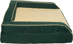 Wag Premium Pet Dog Bed | Multi Layer Construction with Cooling Energy Gel and Copper Infusion | Machine Washable Cover and Water Resistant Inner Liner | Large, Pine Green