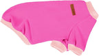 GreenJoy Classic Fleece Dog Sweater – Soft & Warm Stretchy Sweatshirt for Small Dogs & Cats, Cold-Weather Pullover for Everyday Wear (Dark Pink, Small)