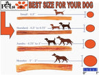 Pets Plus Premium Bart's Bully Sticks for Dogs – 6 Inch, Medium Size, All-Natural, Long-Lasting Chews for Moderate Chewers – High Protein, Low Odor, Grain-Free (10-Pack)