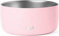Simple Modern Stainless Steel Pet Water Bowl for Dogs & Cats | Reusable Insulated Stainless Steel Food Bowls for Dog Cat | No Tip No Slip BPA Free | Bentley Collection | Medium (32oz) | Blush
