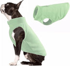 JACKO & CO - Fleece Vest Dog Sweater with Leash Ring - Soft, Warm & Lightweight Pullover Coat for Small & Medium Dogs, Puppies & Cats - Cozy Fall/Winter/Spring Pet Jacket (Mint Green, Small 4-6lbs)