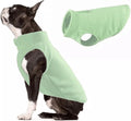 JACKO & CO - Fleece Vest Sweater with Leash Ring - Soft Lightweight Breathable for Puppies Small Medium Dogs, Kitten, Cats, Chihuahua - Warm for Fall/Autumn/Winter (Mint Green, XX-Large 25-35lbs)