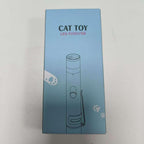 Cat Toy Pointer, 2 Pieces, USB Rechargeable with 7 Adjustable Patterns, Interactive Chase Toys for Indoor Cats & Dogs, Training & Exercise Fun (Black)