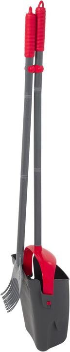 Arm & Hammer Pooper Scooper for Extra Large Dogs Heavy Duty, Outside Yard Dog Poop Scoop Pet Waste Clean Up with Bag Attachment - 2 Waste Bags Included