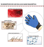 Pet Grooming Gloves for Dogs & Cats (2 Pack) – Deshedding Hair Remover Mitts with Soft Silicone Massage Bristles – Dual-Sided Grooming & Bathing Gloves for Long & Short Hair Pets –