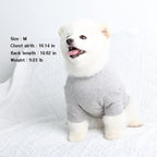 Dog Shirt for Small Dogs Plain T-Shirts Soft Breathable Dog Cotton Shirt pet Clothes (X-Small, Gray)
