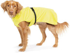 Goldpaw Rainpaw Waterproof Dog Raincoat - Durable Dog Rain Jacket for All Seasons - Easy to Wear, Adjustable, Premium Pet Outerwear - Made in The USA - Machine Washable - Yellow - Size 14