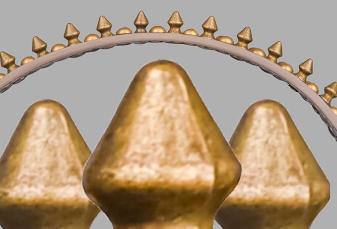 Spiked Dog Collar Soft Pu Leather Mushrooms Rivet Spike Studded Puppy Adjustable Pet Collars for Small Breeds (S, Grey2)