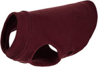 Gooby - Stretch Fleece Vest, Pullover Fleece Vest Jacket Sweater for Dogs, Burgundy, Small Length (8.5")
