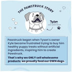 Pawstruck Premium 5-8" Bully Sticks for Dogs, 1 lb Bag - 100% Digestible, Natural Beef, Low Odor, Long-Lasting Chew for Medium & Large Dogs - Single Ingredient, Rawhide-Free Treat