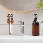 Sloth Holder Shaver Organizer, Cute Sloth Animal Bathroom Decor Razor Holder Wall Mount, Birthday Gifts for Men Women Boyfriend Girlfriend, Emotiona Gifts for Wife Husband Sloth Lover