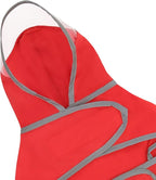HDE Dog Raincoat with Clear Hood Rain Jacket Poncho for Small Medium Large Dogs Red - 3XL