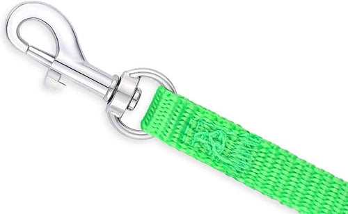 AMAGOOD 6 FT Cat Leash, Strong and Durable Traditional Style Leash with Easy to Use Collar Hook,Cat Lead Great for Cats (3/8 in x 6 ft(Pack of 1), Green)