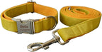 Dog Collar Custom Personalized Engraved Name and Phone Number for Puppy Small Medium Large Pets (S, Yellow)