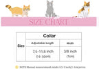 Personalized Reflective Cat Collar with Bell and Breakaway Buckle - Engraved Name and Phone Number