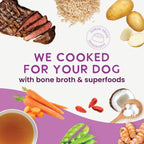 Health Extension Gently Cooked Beef & Potato Dog Food, Human-Grade and Shelf-Stable with Superfoods, Supports Digestion, Immunity, Skin & Coat, 9 oz Pouch (Pack of 10)