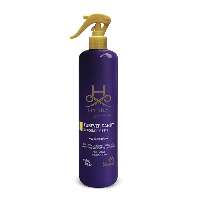 Hydra Forever Candy Pet Cologne, Finishing Cologne for Dogs and Cats, Grooming Spray, 15 FL.OZ