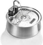 The KittySpout Stainless Steel Wireless Cat Water Fountain, 4L/108oz