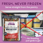 Health Extension Gently Cooked Beef & Potato Dog Food, Human-Grade and Shelf-Stable with Superfoods, Supports Digestion, Immunity, Skin & Coat, 9 oz Pouch (Pack of 10)